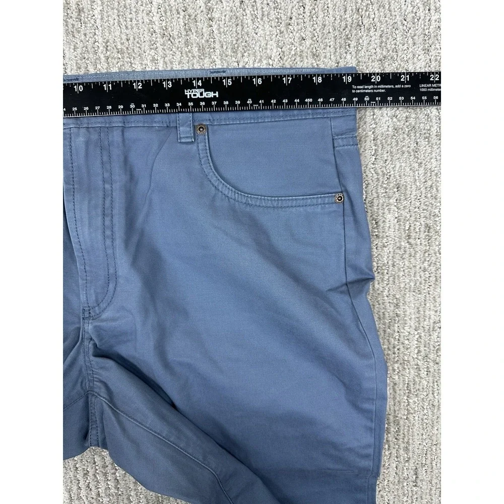 LL Bean Pants Men's 38x29 Pima Cotton 5 Pocket Chino Standard Fit Blue Straight